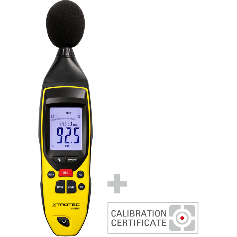 foto del prodotto fonometro sl400 incl. certificato di calibrazione