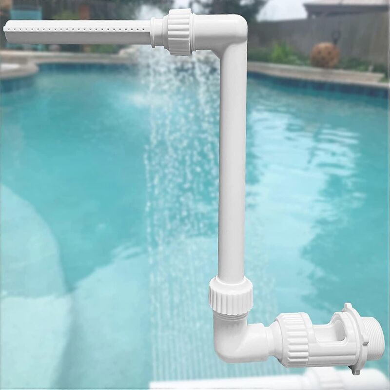 foto del prodotto fontana a cascata per piscina, divertenti irrigatori per piscine fuori terra e interrate, accessori per piscina, decorazioni per piscina, compatibile