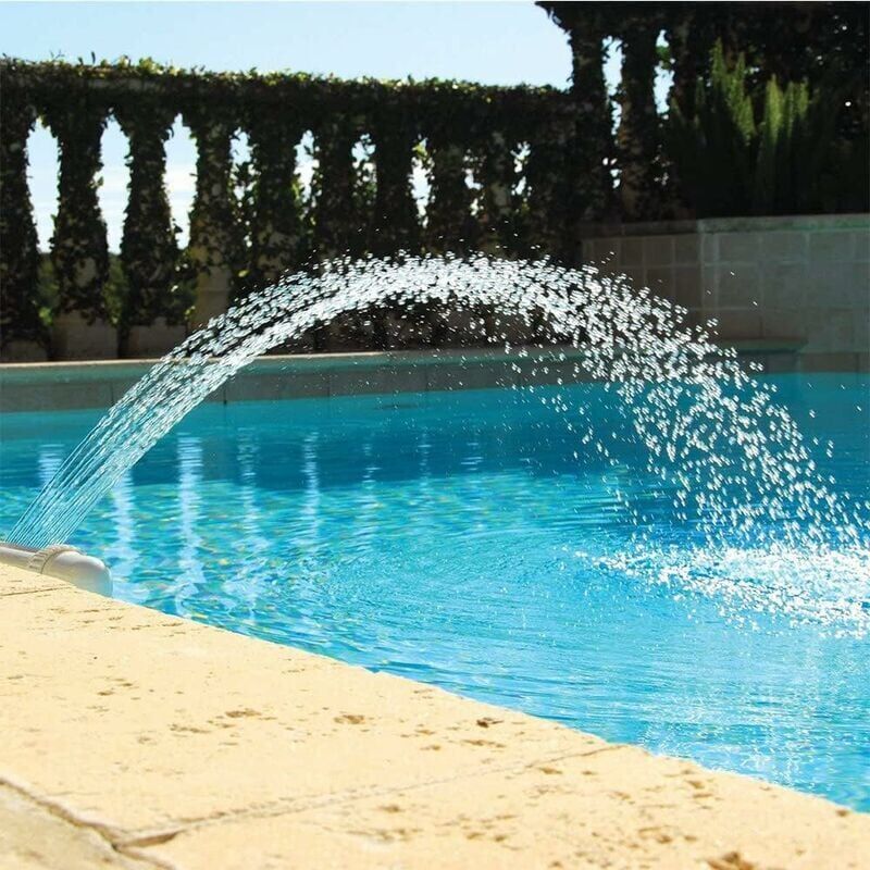 foto del prodotto fontana a cascata per piscina ymyny cascata per piscina fuori terra, accessorio per piscina all aperto, accessorio per piscina, rubinetto per fontana