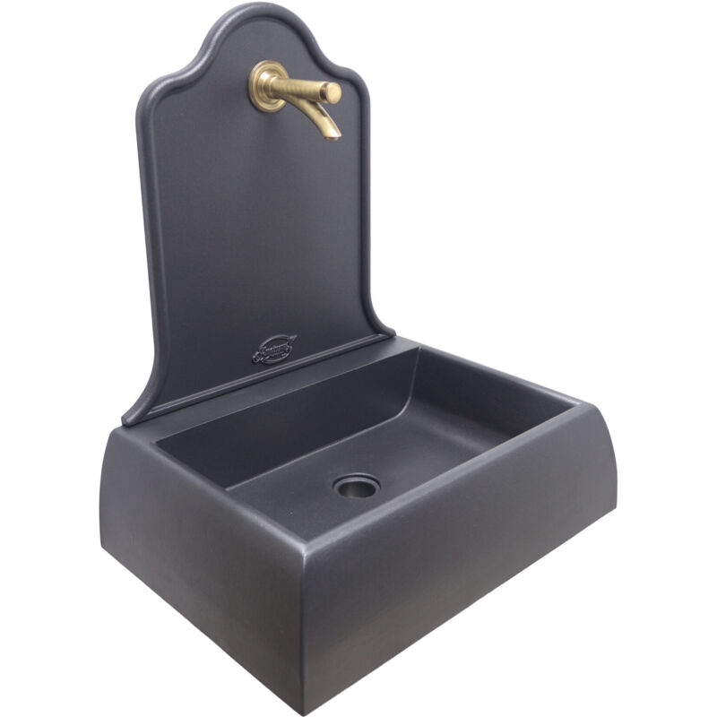 immagine 0 del prodotto fontana a muro tolosa lavello fontana parete per casa giardino balcone con rubinetto in ottone a scelta fontana con rubinetto brunito cod.265