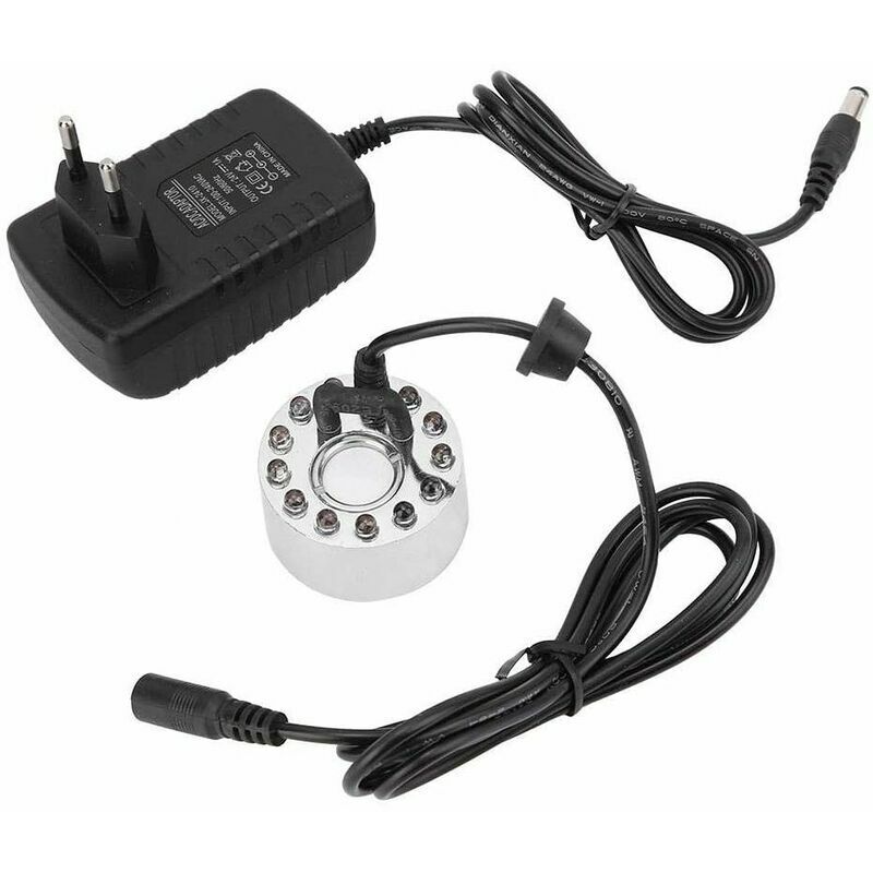 foto del prodotto fontana con nebulizzatore a ultrasuoni a 12 led, dc 24v