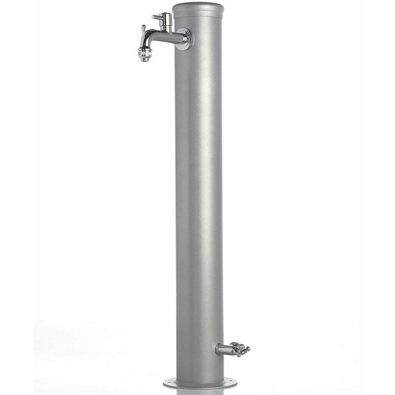 foto del prodotto fontana da giardino con doppio rubinetto belfer 42 arr alluminio