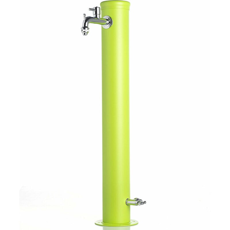 foto del prodotto fontana da giardino con doppio rubinetto belfer 42 arr verde acido