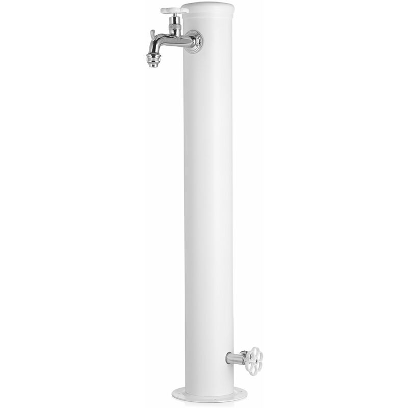 foto del prodotto fontana da giardino con doppio rubinetto belfer 42 arrf bianco