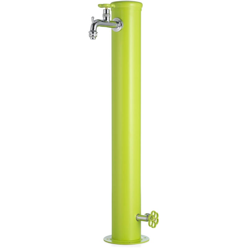 foto del prodotto fontana da giardino con doppio rubinetto belfer 42 arrf verde acido