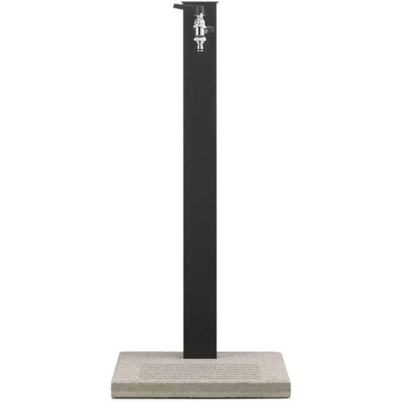 foto del prodotto fontana da giardino con rubinetto base e portagomma belfer 42 qrrb antracite