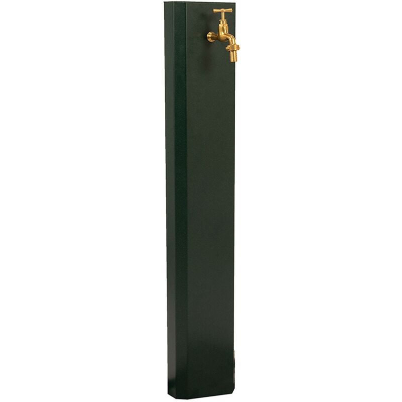 foto del prodotto fontana da giardino design a colonna ovale rubinetto in ottone senza base verde