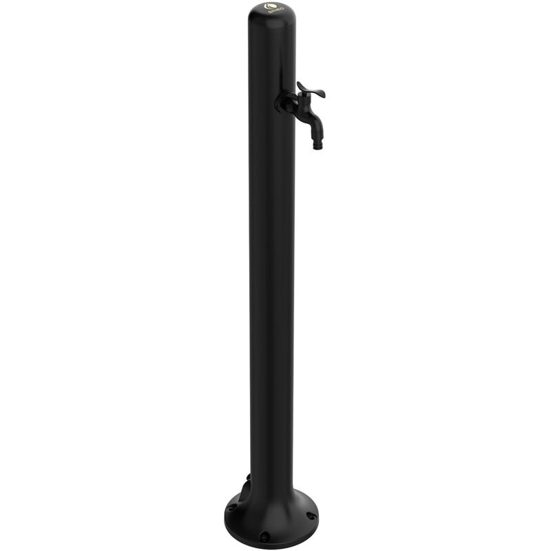 foto del prodotto fontana da giardino nera in alluminio si cm 100x17x7,5 sined fontana alu acqua nera
