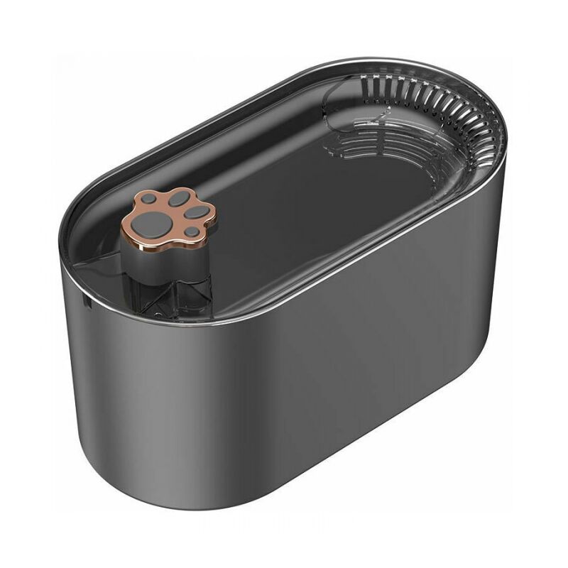 foto del prodotto fontana per gatti e distributore di acqua fontana per bere con circolazione automatica intelligente dell acqua led spegnimento automatico senza acqua