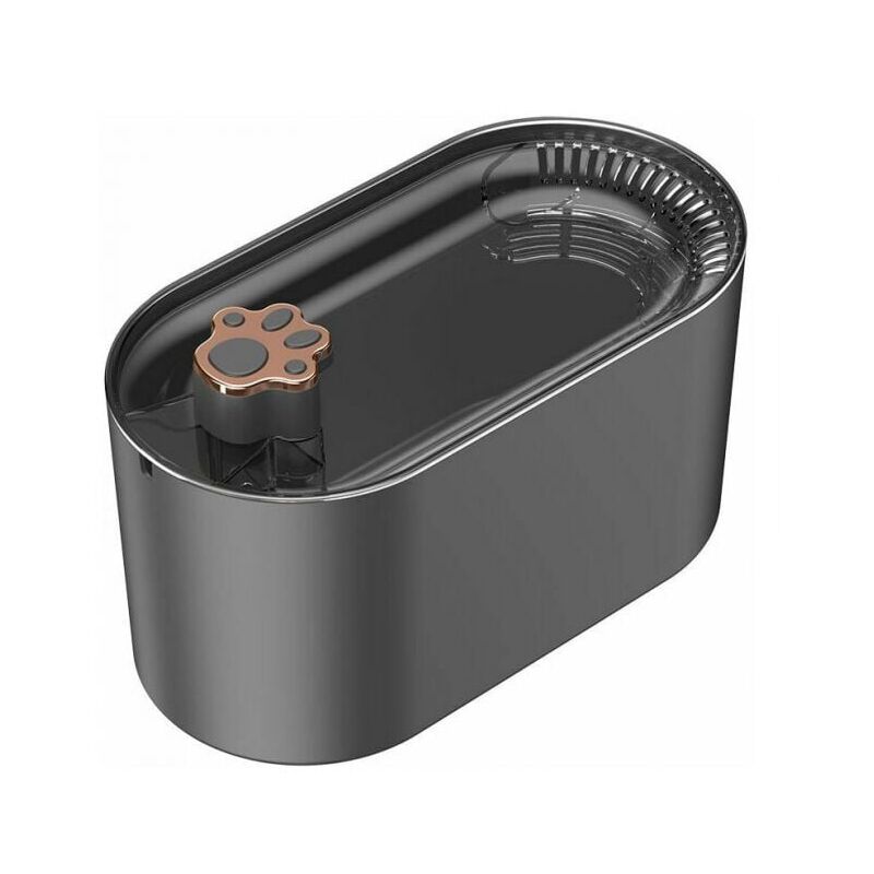 foto del prodotto fontana per gatti e distributore di acqua fontana per bere con circolazione automatica intelligente dell acqua led spegnimento automatico senza acqua