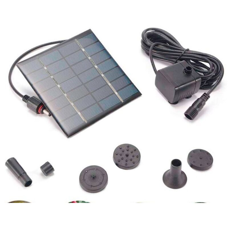 foto del prodotto fontana solare, pompa ad acqua solare senza batteria o elettricit per laghetto piscina decorazione da giardino 1111cm