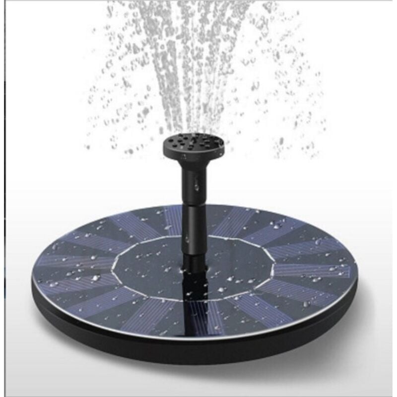 foto del prodotto fontana solare, pompa solare per acqua senza batteria o elettricità per laghetto/piscina/decorazione da giardino 13 cm
