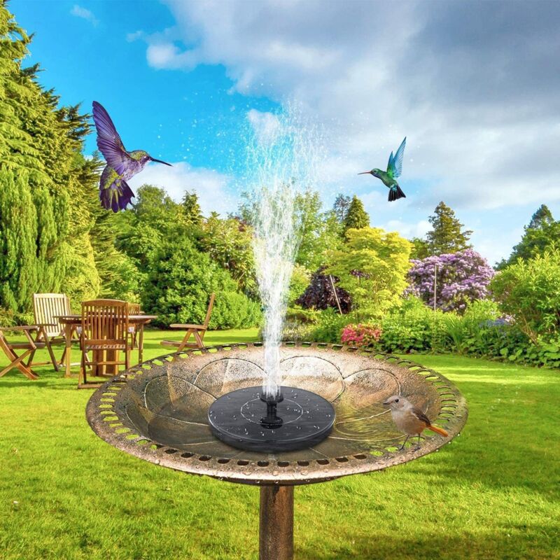 foto del prodotto fontana solare, pompa solare per acqua senza batteria o elettricit per laghetto piscina decorazione da giardino 16 cm