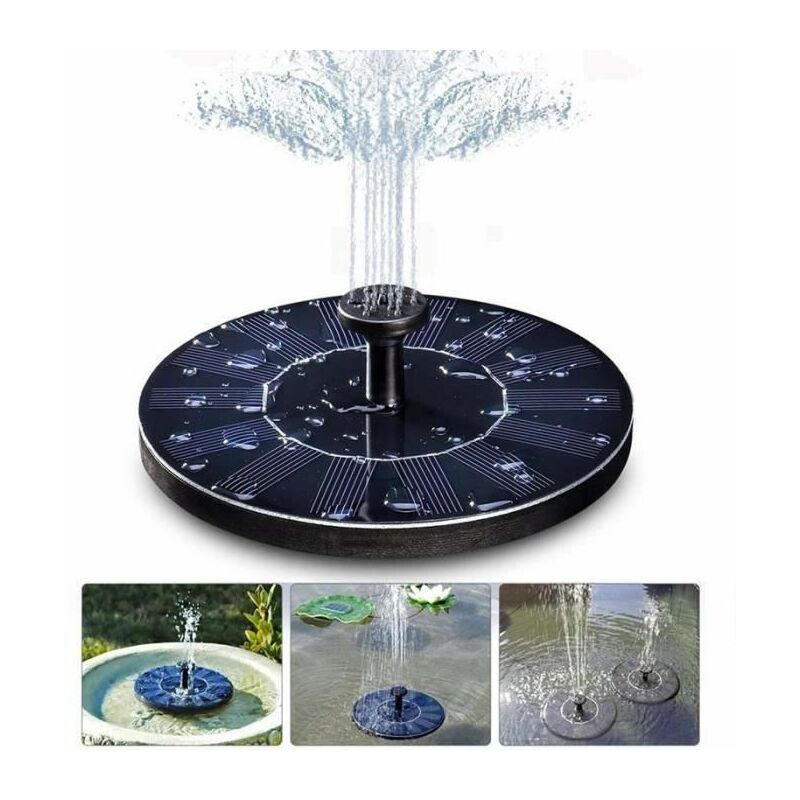 foto del prodotto fontana solare, pompa solare per acqua senza batteria o stazione di alimentazione per laghetto piscina decorazione del giardino ymyny