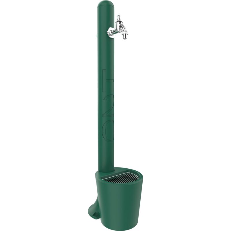 foto del prodotto fontana tradizionale con secchiello verde scuro