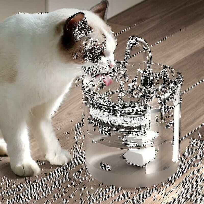 foto del prodotto fontanella automatica per gatti, 2l, per cuccioli e gatti