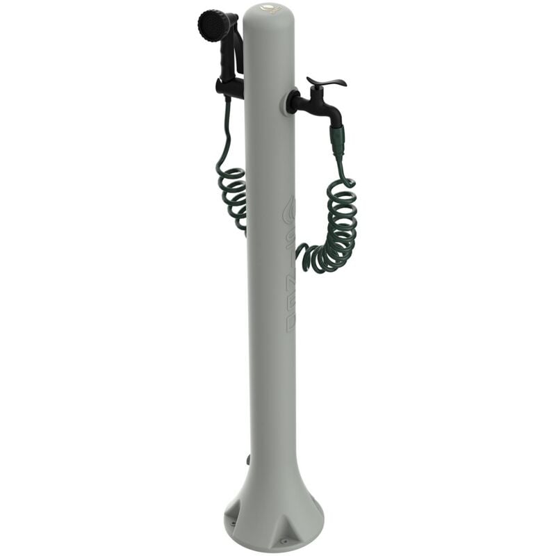 foto del prodotto fontanella da giardino marrone tortora cm 27x23x99 sined fontana acqua pro tortora