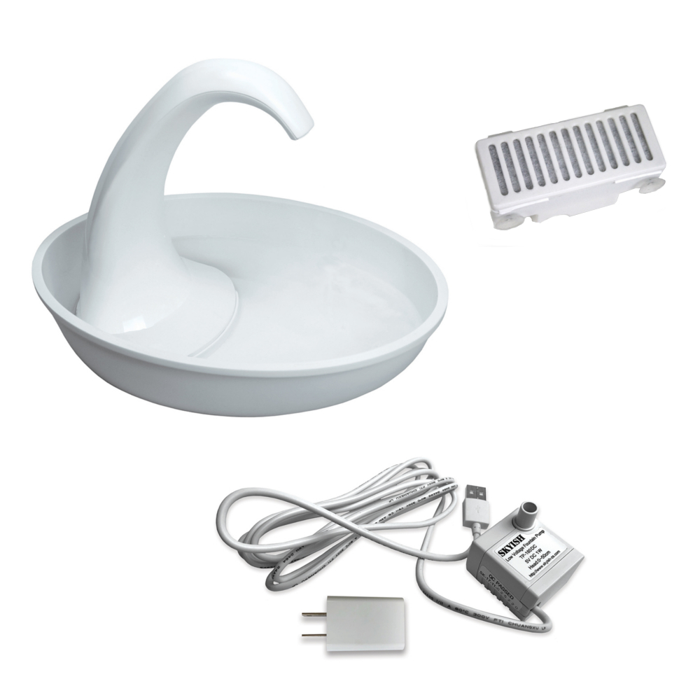 foto del prodotto fontanella pioneer pet swan fountain 2,36 litri