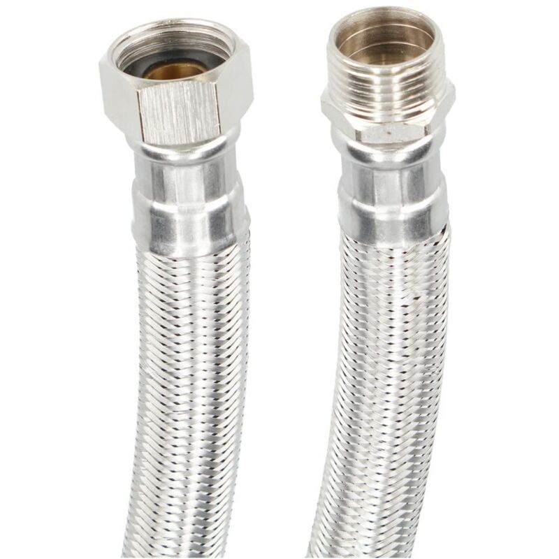 foto del prodotto fontastock tubo in acciaio inox aisi 304 epdm maschio 1 2 femmina 1 2 30 cm referenza s6500109 
