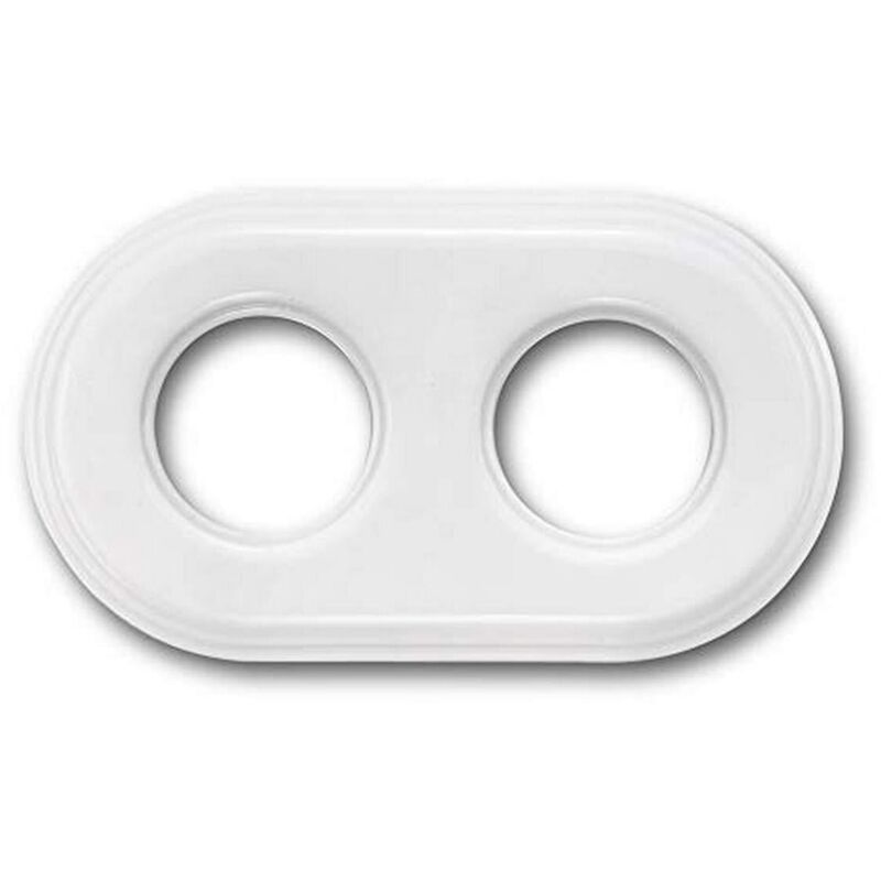 foto del prodotto fontini - garby cornice 2 elemento garby porcellana bianca confezione