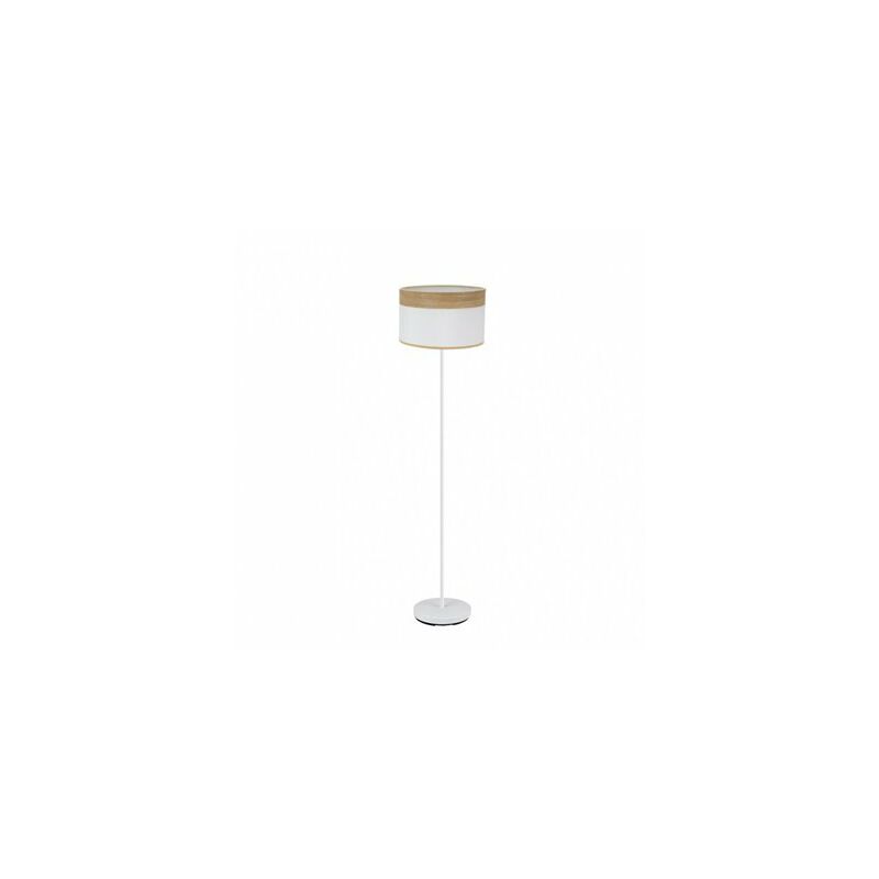 foto del prodotto foot salon cloe 1xe27 bianco bianco legno chiaro 162x40x40 cm