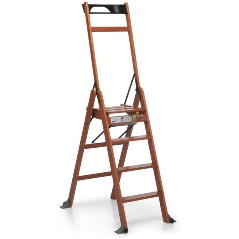 foto del prodotto foppapedretti - 9900380206 scala scala pieghevole noce