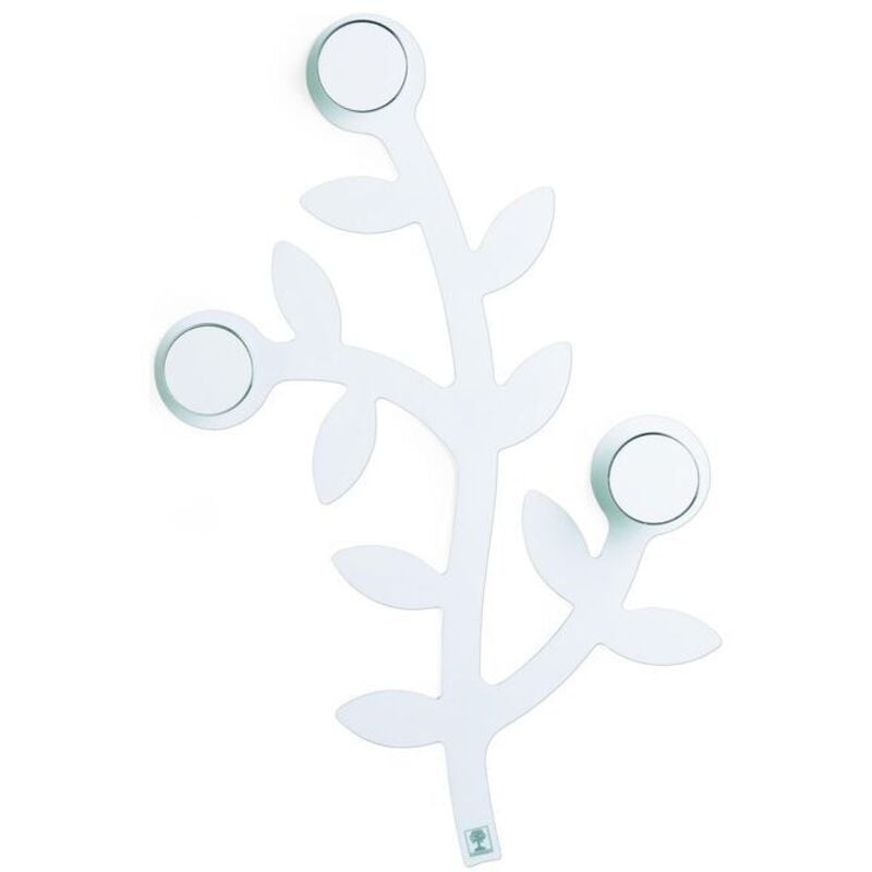 foto del prodotto foppapedretti - appendialbero appendiabiti da parete, bianco