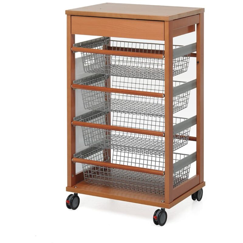 foto del prodotto foppapedretti carrello da cucina ilverduriere, naturale