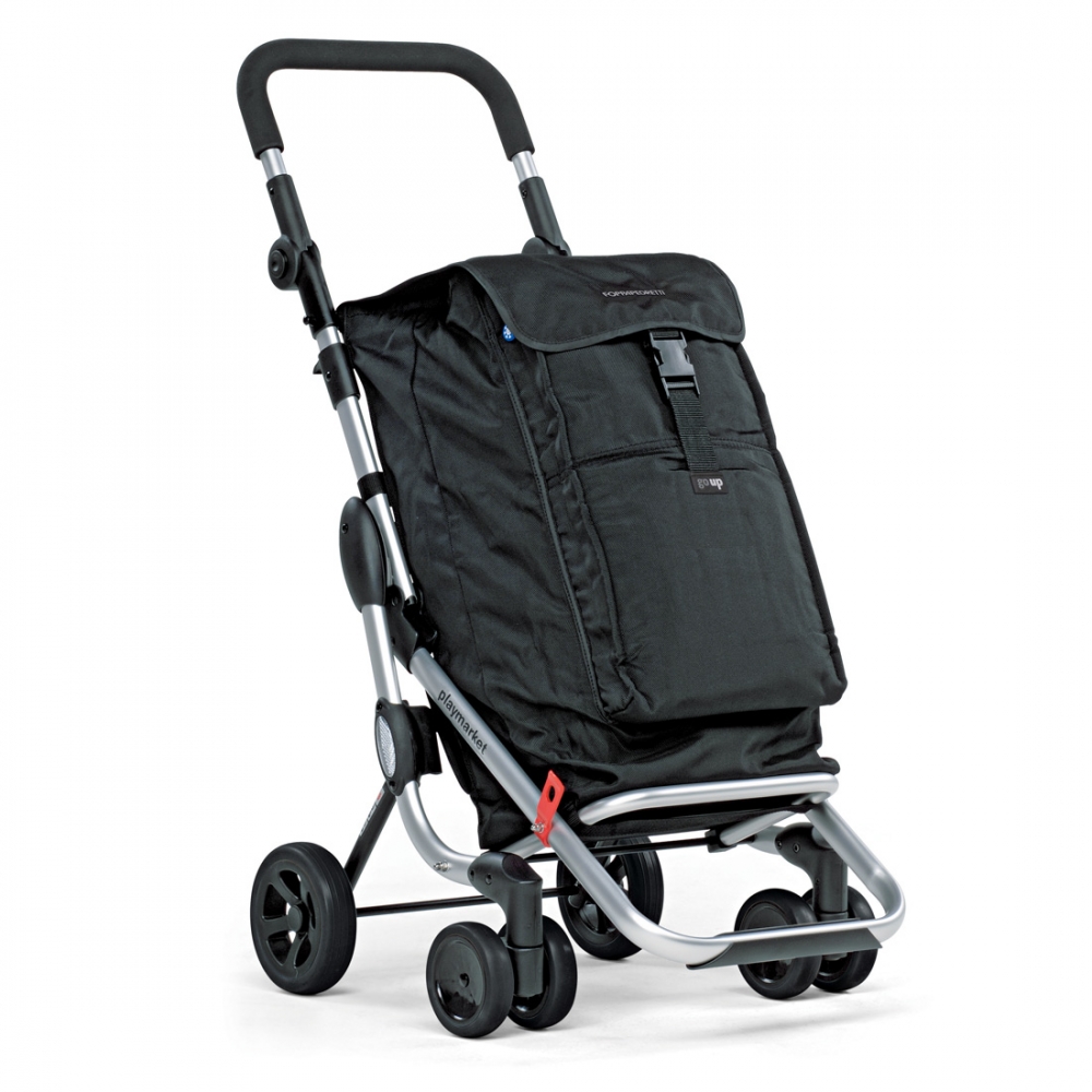 foto del prodotto foppapedretti go up borsa trolley alluminio, nero