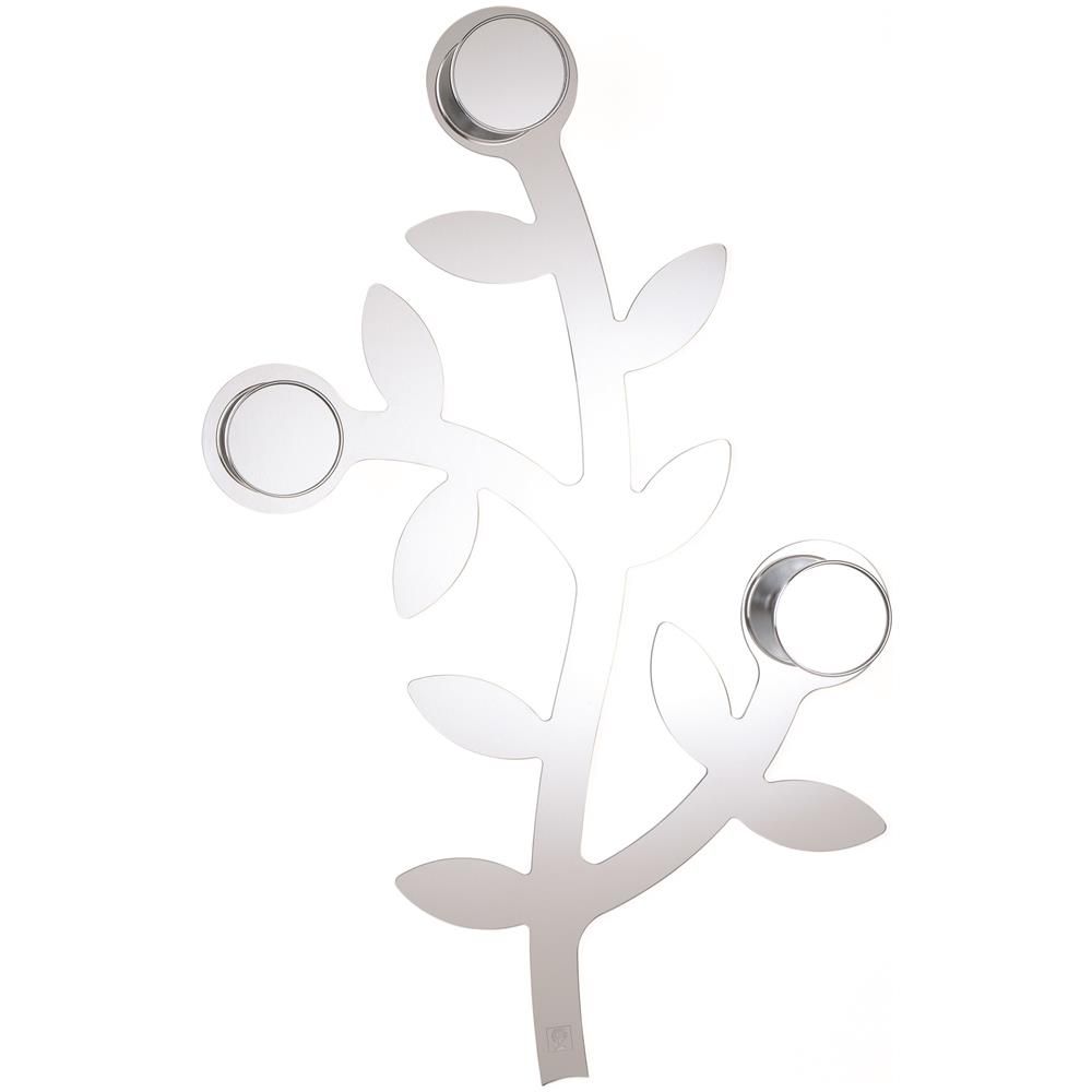 foto del prodotto foppapedretti modulo appendiabiti componibile - modello appendialbero specchio - app albero specchio