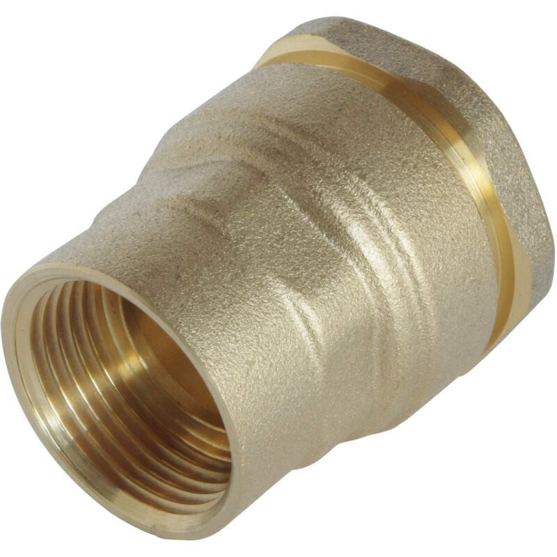 foto del prodotto for you female brass female connection per pe d40 tube f33 42 tecnologia singola che garantisce il giusto montaggio della connessione