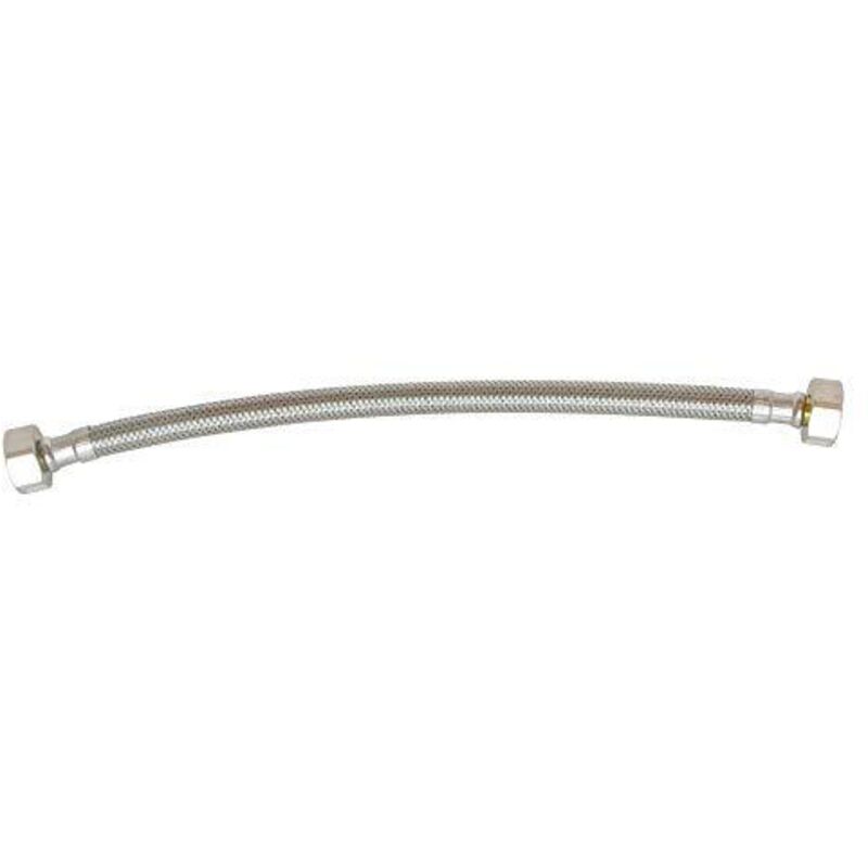 foto del prodotto for you flexible sanitary connection right female rotating dado 15 21 1 2 femmina femmina destra 15 21 1 2 lunghezza 30 cm dn8