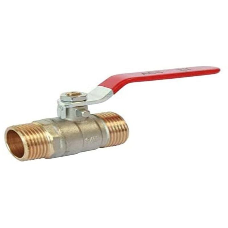 immagine 0 del prodotto for you valve con una doppia sfera maschile 15 21 maniglia piatta reversibile passaggio standard impermeatura rinforzata con 2 giunti tori