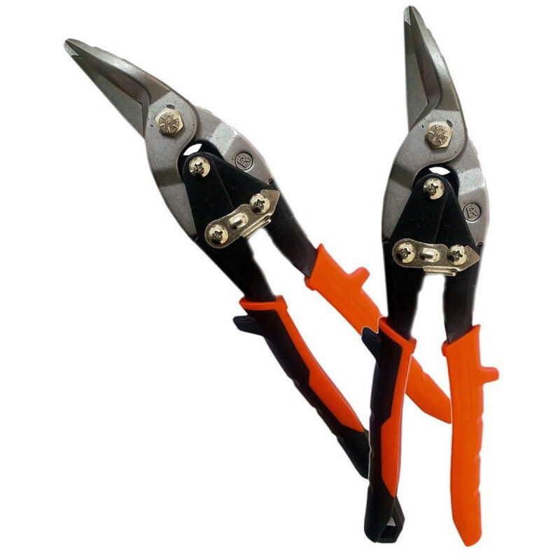 foto del prodotto forbice forbici stagno cesoia per lamiera taglio sinistrorso 50 mm 25 cm 250 mm 10' - - trade shop traesio