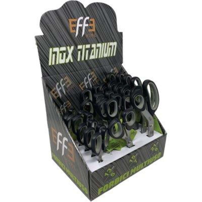 foto del prodotto forbice multiuso expo effe acciaio al titanio cf pz 18 1 confezione