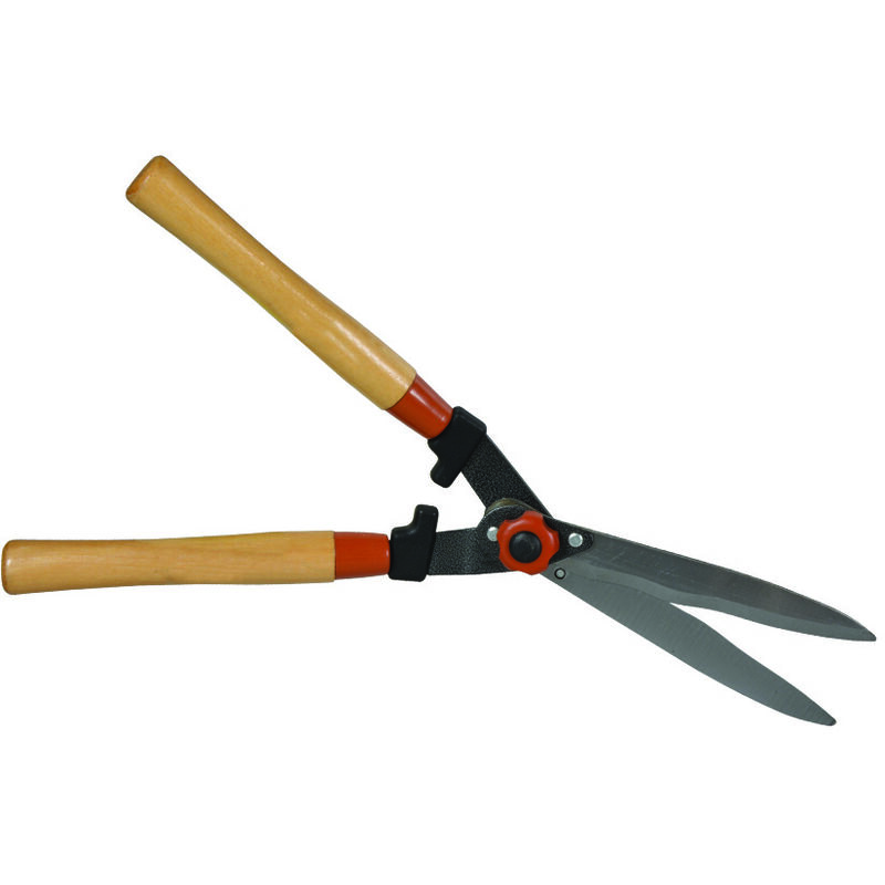 foto del prodotto forbice tagliasiepi con lame ondulate ed impugnatura antiscivolo lunghezza cm.50