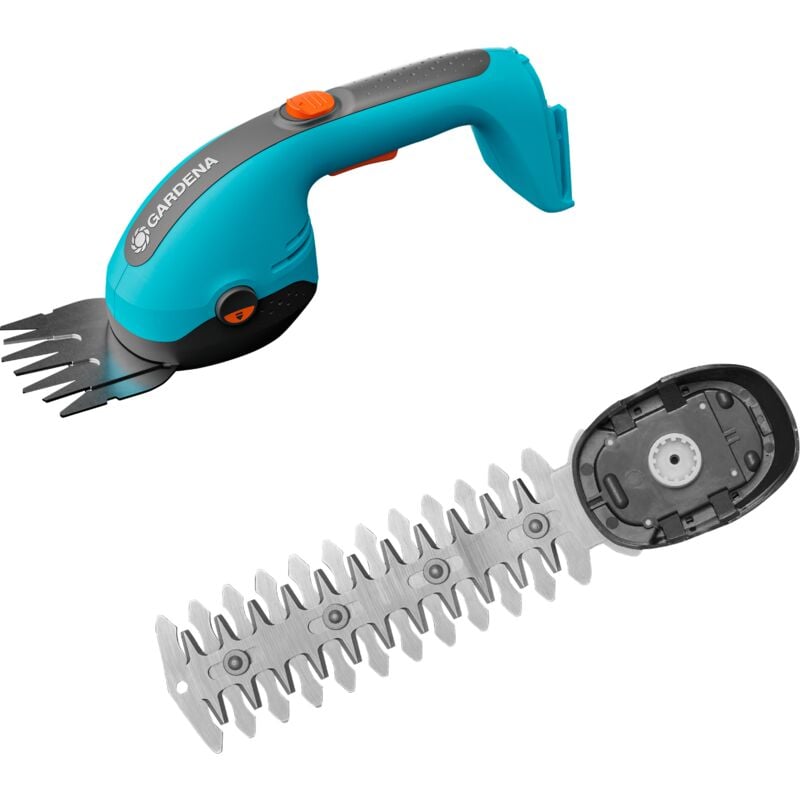 foto del prodotto forbici a batteria 2 in 1 per erba e siepi powercut 20 18v power for all, senza batteria 14750 55 gardena