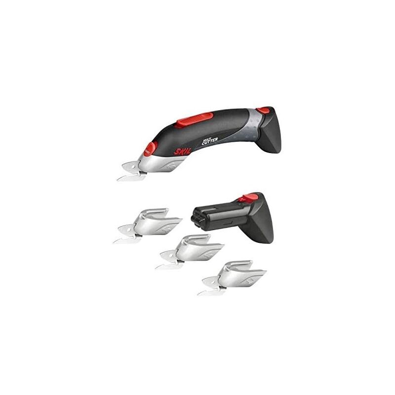 foto del prodotto forbici a batteria skil multi cutter 2900 aj forbici universali, incluso caricabatterie, 2 batterie da 4,8 v, 4 teste di forbici 