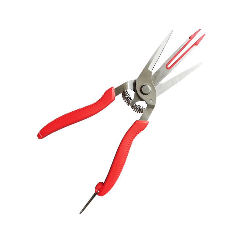 foto del prodotto forbici a doppio taglio per raccogliere mele kiwi pera forbici sottili design a doppia bocca forbici per raccogliere frutta sottile utensili manuali