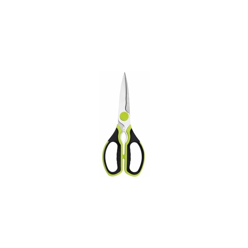 foto del prodotto forbici da cucina 21cm verde e nero