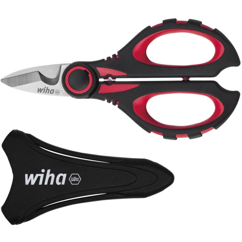 foto del prodotto forbici da elettricista con funzione di crimpatura 160 mm 41923 wiha