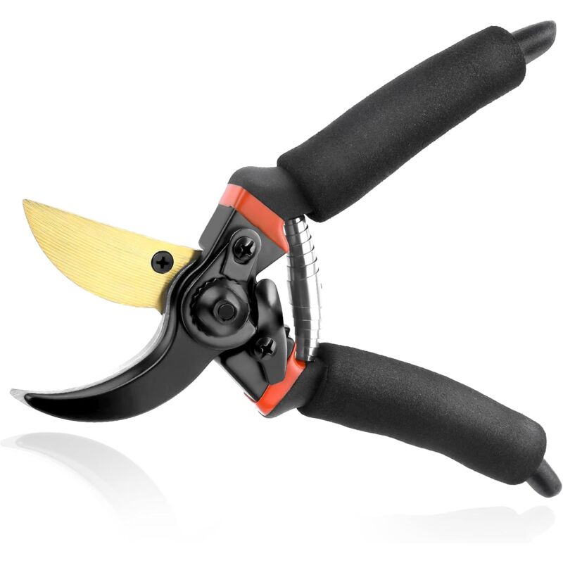 foto del prodotto forbici da giardinaggio, attrezzi da giardinaggio forbici da giardinaggio forbici da giardinaggio in acciaio inossidabile con blocco strumento per