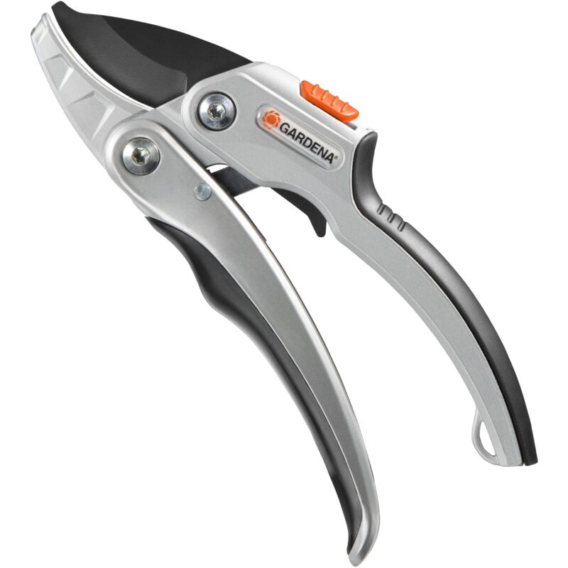 foto del prodotto forbici da giardino con cricchetto smartcut taglio a incudine, per rami fino a 25 mm, moltiplica forza x 1,5 8798 20 gardena