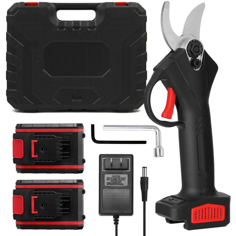 foto del prodotto forbici elettriche da potatura, potatore elettrico, potatore elettrico professionale senza fili ricaricabile 48vf per giardini, parchi, fattorie,