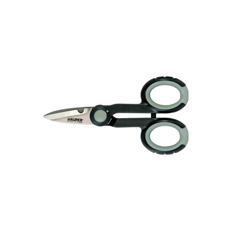 foto del prodotto forbici elettricisti maurer plus lame diritte titanio cf. blister