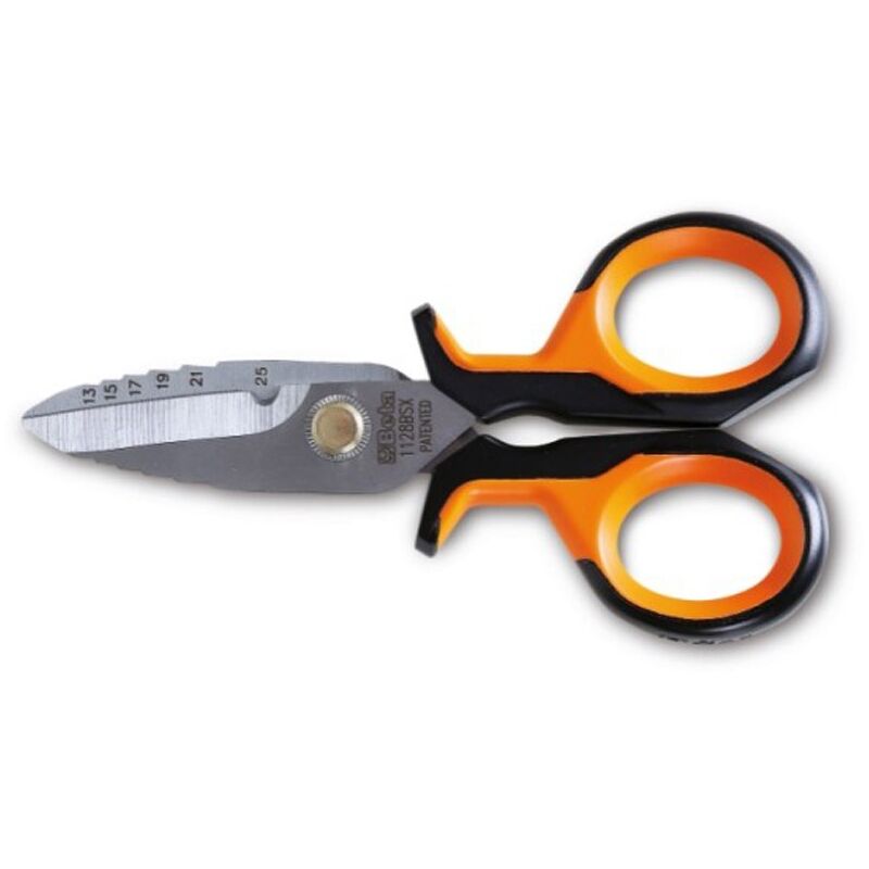 foto del prodotto forbici per elettricisti beta 1128bsx con lame a gradino 011280061
