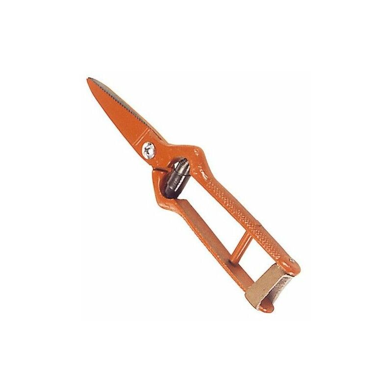 foto del prodotto forbici vendemmia forgiate dritte 1 mano 19 cm.