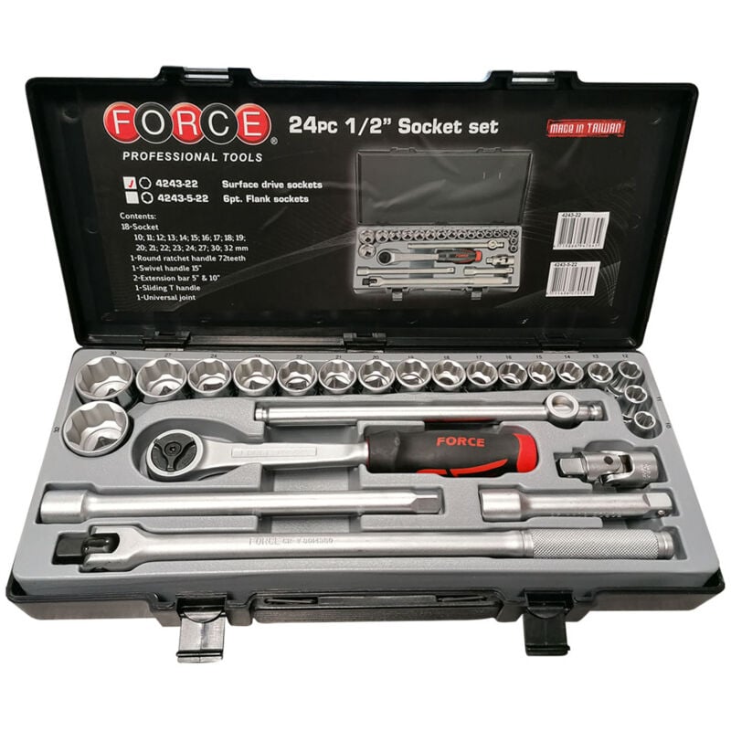 foto del prodotto force 1 2 chiavi metriche super lock in valigetta