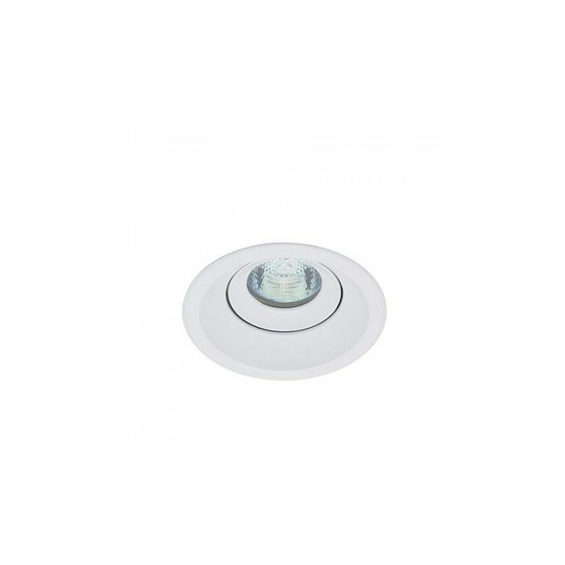 foto del prodotto forcellone da incasso ad anello tondo 105mm bianco