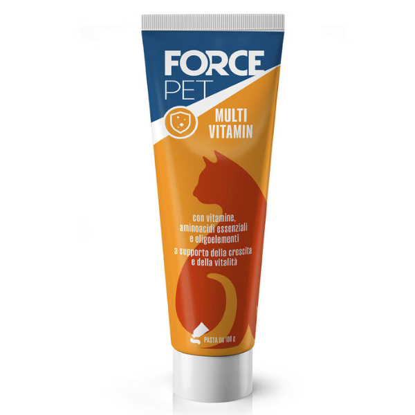 foto del prodotto forcepet multi vitamin per gatti pasta da 100 gr 1 ordine scegli lo sconto bzr5 bzr20 200 punti fedelt integratori per gatti